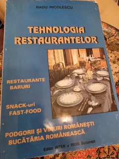 Radu Nicolescu - Tehnologia Restaurantelor