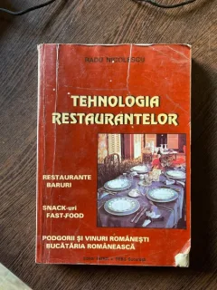 Radu Nicolescu - Tehnologia restaurantelor