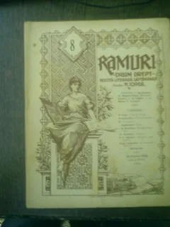 Ramuri - Drum drept revista literara saptamanala anul XVI nr. 8 19 februarie 1922 - N. Iorga