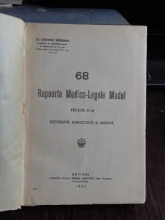 RAPOARTE MEDICO LEGALE. MODEL - GEORGE BOGDAN
