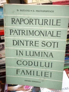 RAPORTURILE PATRIMONIALE DINTRE SOTI IN LUMINA CODULUI FAMILIEI