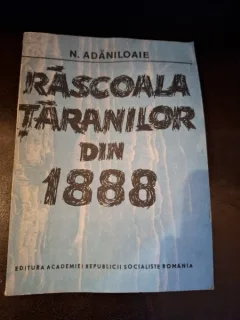 Rascoala taranilor din 1888 - N. Adaniloaie