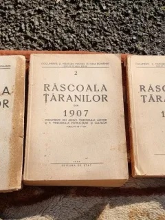 Rascoala taranilor din 1907 - Mihail Roller, V. Ion 3 volume
