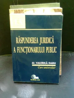 RASPUNDEREA JURIDICA A FUNCTIONARULUI PUBLIC - VALERICA DABU