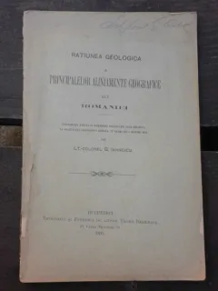 RATIUNEA GEOLOGICA A PRINCIPALELOR ALINIAMENTE GEOGRAFICE ALE ROMANIEI - G. IANNESCU