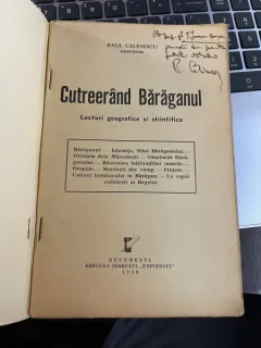 Raul Calinescu, Cutreerand Baraganul. Icoane din natura, Universul, 1939