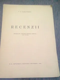 RECENZII - P.P. PANAITESCU