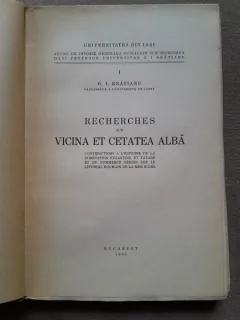 Recherches sur Vicina et Cetatea Alba - G.I. Bratianu