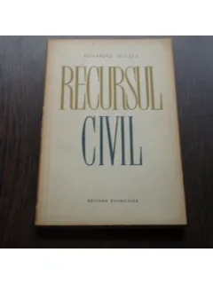 RECURSUL CIVIL - ALEXANDRU VELESCU