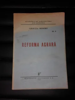 REFORMA AGRARA, COLECTIA MEMORII NR.2/1945