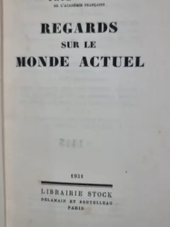 Regards sur le monde actuel - Paul Valéry