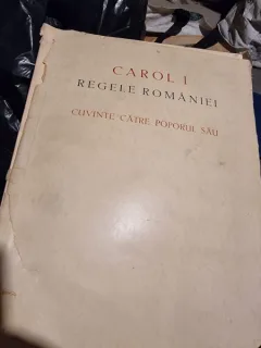 Regele Carol I al Romaniei, Cuvinte catre poporul sau