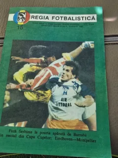Regia Fotbalistica - Buletin Meciul Sportiv Studentesc - F.C. Arges noiembrie 1990