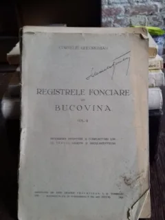 REGISTRELE FONCIARE DIN BUCOVINA - CORNELIU GHEORGHIAN   VOL.2