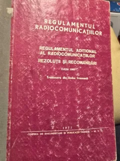 Regulamentul radiocomunicatiilor editia 1968