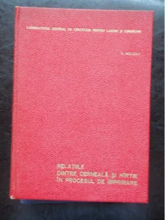 RELATIILE DINTRE CERNEALA SI HARTIE IN PROCESUL DE IMPRIMARE