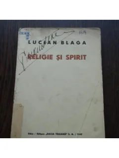 RELIGIE SI SPIRIT - LUCIAN BLAGA