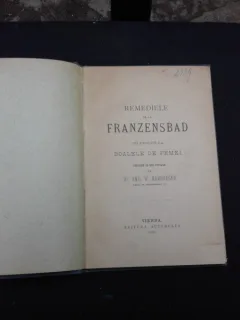 REMEDIELE DE LA FRANZENBAD CU PRIVIRE LA BOALELE DE FEMEI - EMIL W. HAMBURGER