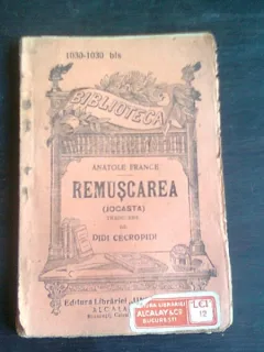 REMUSCAREA - ANATOLE FRANCE