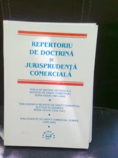 REPERTORIU DE DOCTRINA SI JURISPRUDENTA COMERCIALA