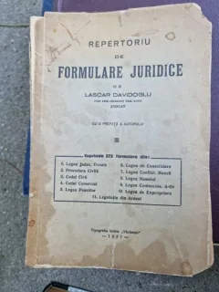 REPERTORIU DE FORMULARE JURIDICE - LASCAR DAVIDOGLU