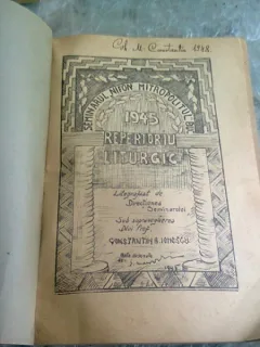 REPERTORIU LITURGIC sub supravegherea d-lui prof. C.A. IONESCU, Anul 1945