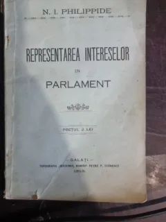 REPREZENTAREA INTERESELOR IN PARLAMENT - N.I. PHILIPPIDE