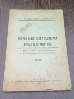 RESPONSABILITATEA PECUNIARA A ORGANELOR MILITARE - JEAN E. IGNAT