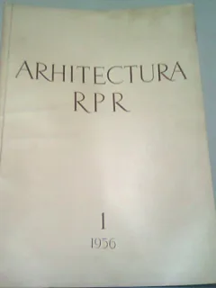 REVISTA ARHITECTURA RPR NR.1/1956