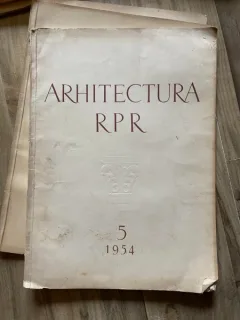 Revista Arhitectura RPR nr.5/1954