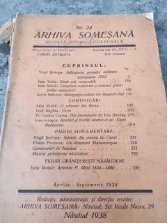 Revista Arhiva Somesana nr.24/1938