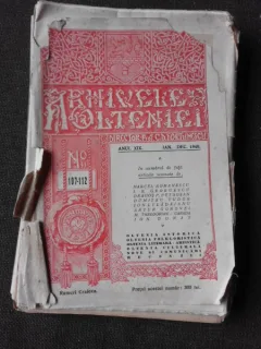 Revista Arhivele Olteniei nr.107-112/1940