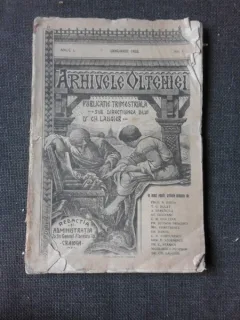 Revista Arhivele Olteniei nr.1/1922