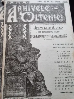 Revista Arhivele Olteniei nr.12/1924