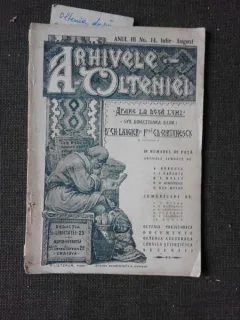 Revista Arhivele Olteniei nr.14/1924