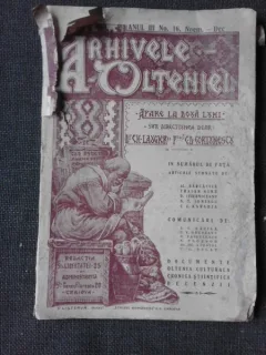 Revista Arhivele Olteniei nr.16/1924