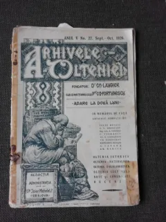 Revista Arhivele Olteniei nr.27/1926
