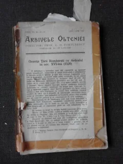 Revista Arhivele Olteniei nr.29-30/1927