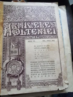 Revista Arhivele Olteniei nr.32-33/1927