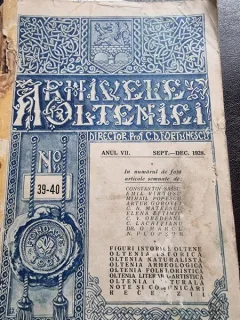 Revista Arhivele Olteniei nr.39-40/1928