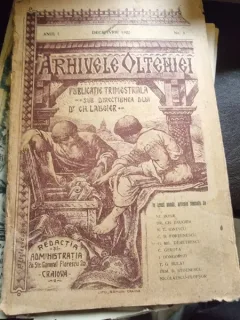 Revista Arhivele Olteniei nr.4/1922