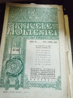 Revista Arhivele Olteniei nr.47-47/1930