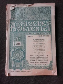 Revista Arhivele Olteniei nr.56-58/1931