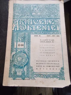Revista Arhivele Olteniei nr.63-64/1933