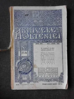 Revista Arhivele Olteniei nr.77-78/1935