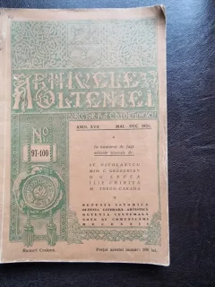 Revista Arhivele Olteniei nr.97-100/1938