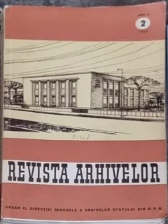 Revista Arhivelor Anul II Nr. 2, 1959