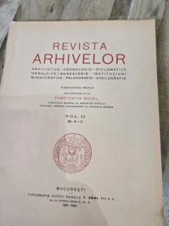 Revista Arhivelor vol. 2 nr. 4-5 - Constantin Moisil