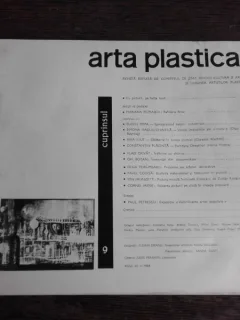 REVISTA ARTA PLASTICA NR.9/1964
