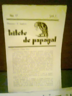 REVISTA BILETE DE PAPAGAL NR.17/VOL I